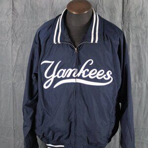 New York Yankees Jacket (VTG) - Crested Script by Majestic - Men's XL